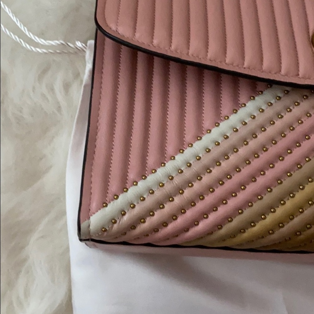 Coach Parker Colorblock With Quilting and Rivets - Picture 16 of 16